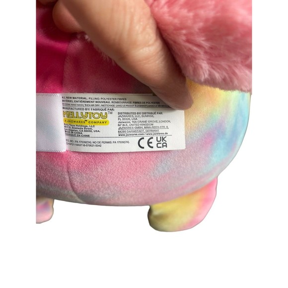 SQUISHMALLOW Unicorn Bevalee Hug Mees 16” Plush Animal 2021 KELLYTOY - Picture 8 of 8